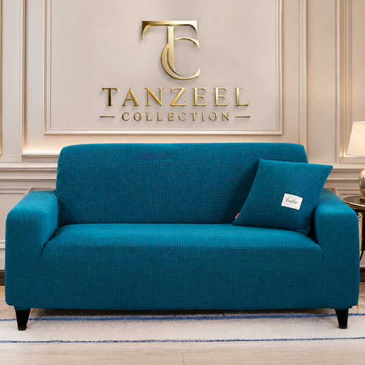 Fitted Micro Mesh Sofa Cover (Zink Color)