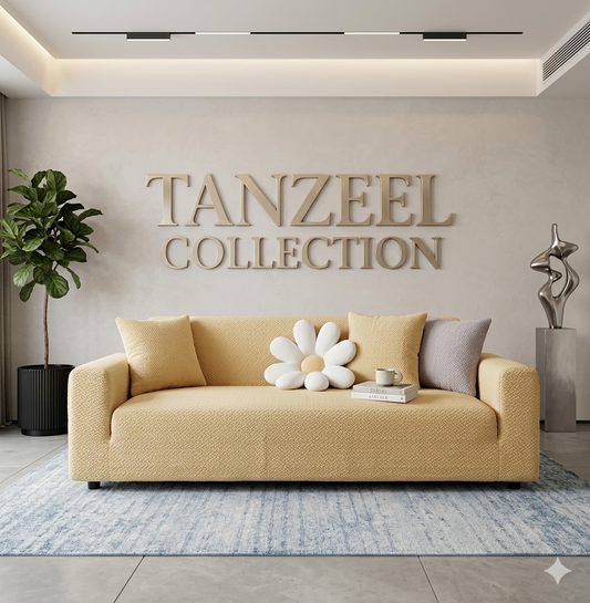 Stripe Jacquard Sofa Cover skin