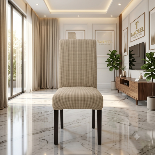 Fitted Style Micro Mesh Chair Cover (Beach Color)