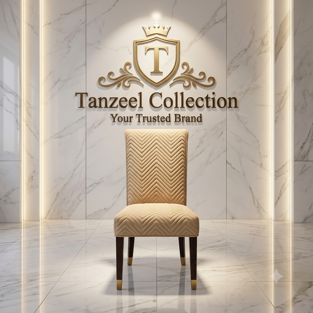 Ultrasonic Quilted Chair Cover (Skin Golden Color)
