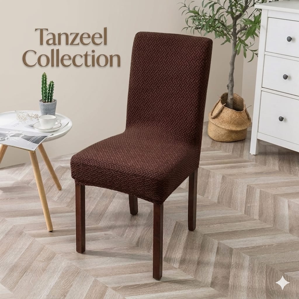 New Thickend Velvet Strip Design Dinning Chair Covers